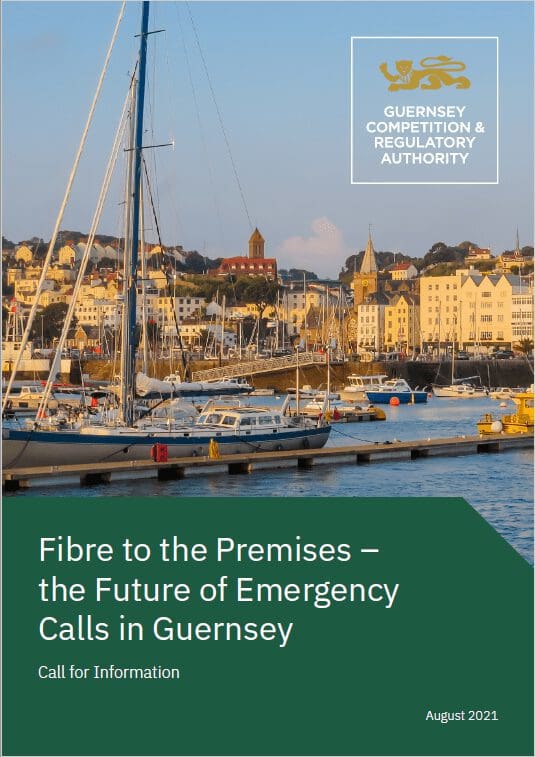 Pamphlet on the Future of emergency calls in Guernsey - click to open 